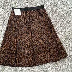 LuLaRoe Leopard A-Line Skirt